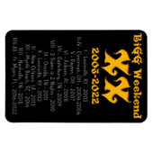 BiGG Weekend XX History Magnet Magneet (Horizontaal)