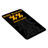 BiGG Weekend XX History Magnet Magneet (Rechterzijde)