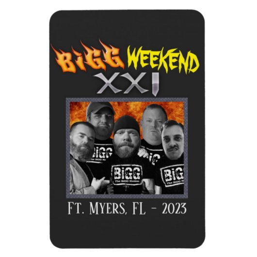 BiGG Weekend XXI Magnet Magneet (Verticaal)