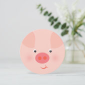 Biggen in de boerderij kaart (Staand voorkant)