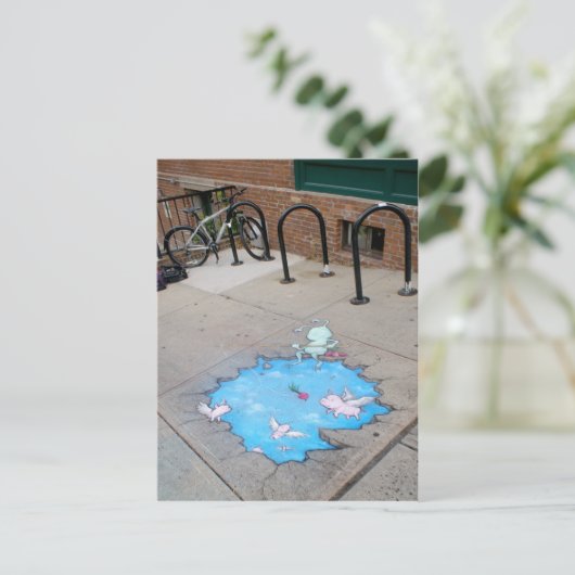 biggen met bieten briefkaart (Staand voorkant)