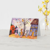 Biggen Trick or treat Kaart (Gele Bloem)