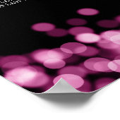 Biggen Zitplaat Roze lichten Poster (Hoek)