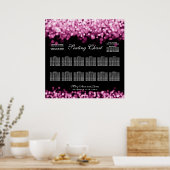 Biggen Zitplaat Roze lichten Poster (Keuken)
