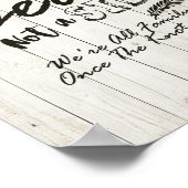 Biggenbord kies een zitplaats die geen kant is van poster (Hoek)