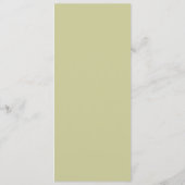 Biggenmenukaarten Monogram Taupe Brown Damask Menu (Achterkant)