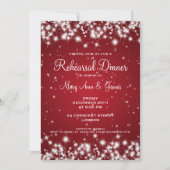 Biggenrepetitie in winter Sparkle Red Kaart (Voorkant)