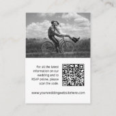 Biggenwebsite zwart wit hart QR-code Informatiekaartje (Achterkant)
