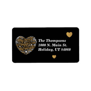 Bigger on the Inside Mailing Return / Heart Labels