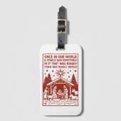 Bigger than our whole world 1 bagagelabel (Voorkant (verticaal))