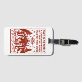 Bigger than our whole world 1 bagagelabel (Voorkant (horizontaal))