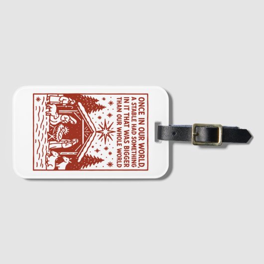 Bigger than our whole world 1 bagagelabel (Voorkant (horizontaal))