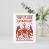 Bigger than our whole world 1 briefkaart (Staand voorkant)