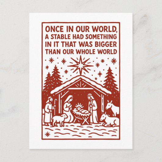 Bigger than our whole world 1 briefkaart (Voorkant)