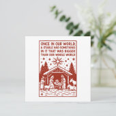 Bigger than our whole world 1 kaart (Staand voorkant)