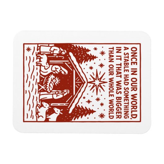 Bigger than our whole world 1 magneet (Horizontaal)