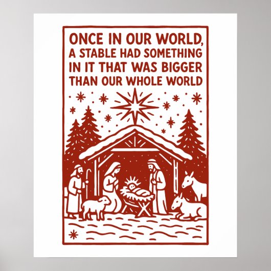 Bigger than our whole world 1 poster (Voorkant)