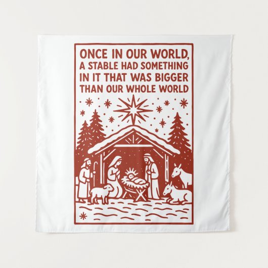 Bigger than our whole world 1 wandkleed (Voorkant)