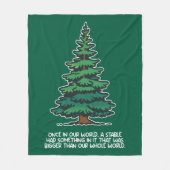 Bigger than our whole world 2 fleece deken (Voorkant)