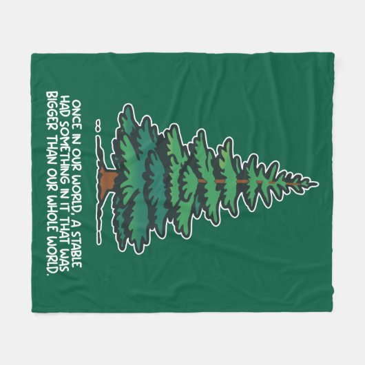 Bigger than our whole world 2 fleece deken (Voorkant (Horizontaal))