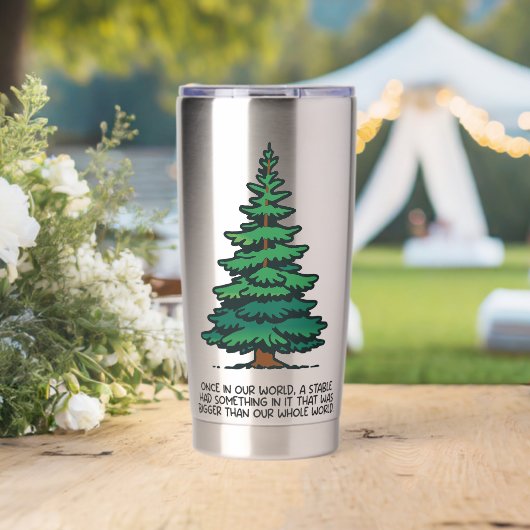 Bigger than our whole world 2 geïsoleerde drinkbeker (Bruiloft (Gedraaid)  )