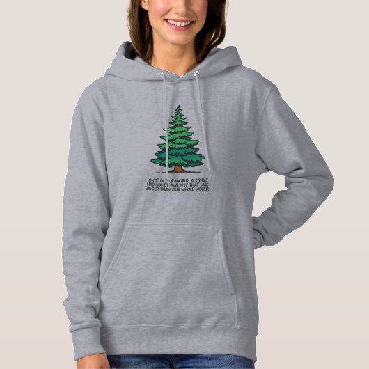 Bigger than our whole world 2 hoodie (Voorkant)