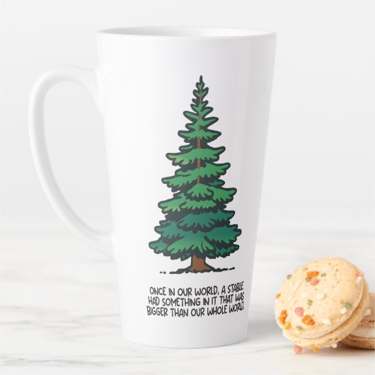 Bigger than our whole world 2 latte mok (In situ)