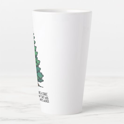 Bigger than our whole world 2 latte mok (Voorkant)