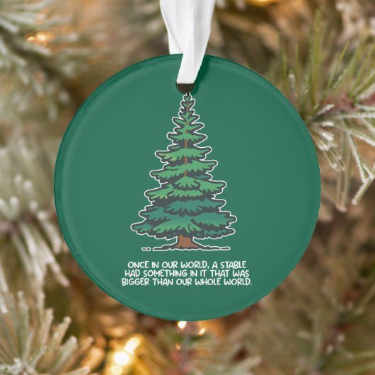 Bigger than our whole world 2 ornament (Boom)