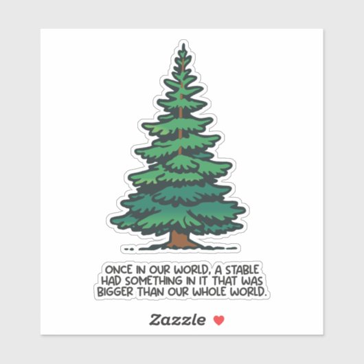 Bigger than our whole world 2 sticker (Vel)