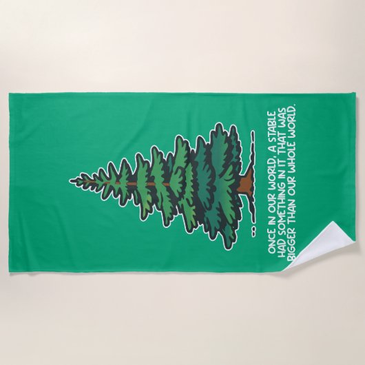 Bigger than our whole world 2 strandlaken (Voorkant)