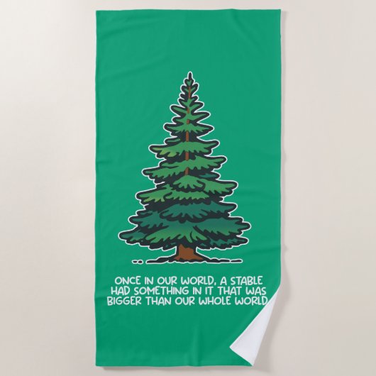 Bigger than our whole world 2 strandlaken (Voorkant)