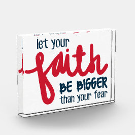 Bigger than your fear fotoblokken