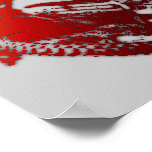 Bigger Toys Dirt Bike Motocross-Poster Poster (Hoek)