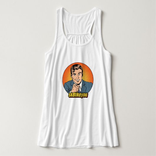 Biggest Fan Racer Back Tank - Womens (Design voorkant)