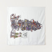Biggest Sore Loser tapestry Wandkleed (Voorkant (horizontaal))