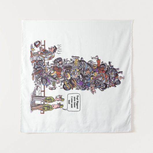 Biggest Sore Loser tapestry Wandkleed (Voorkant (horizontaal))