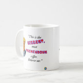 Biggest & Tremendous coffee Koffiemok (Voorkant links)