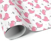 Biggetfantasie: een grillig naadloos ontwerp. cadeaupapier (Rol Hoek)