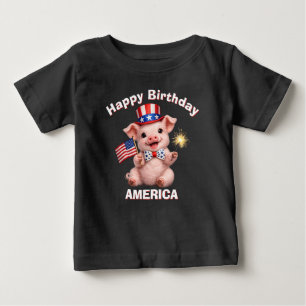 Biggetje (5k) Patriottisch Kinder T-Shirt