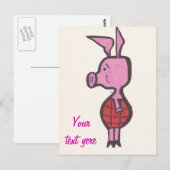 Biggetje; Briefkaart (Voorkant / Achterkant)