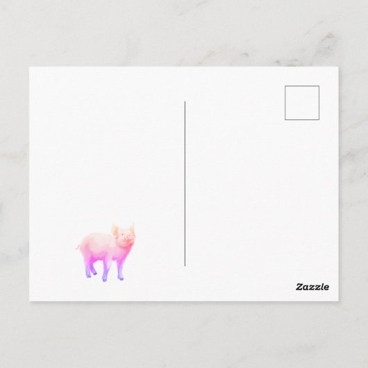 Biggetje Briefkaart (Achterkant)