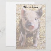 biggetje briefpapier (Voorkant / Achterkant)