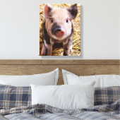 biggetje canvas afdruk (Insitu (Slaapkamer))