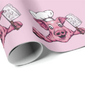 Biggetje De Hamicidale Maniakale Chef Kok Grappige Cadeaupapier (Rol Hoek)