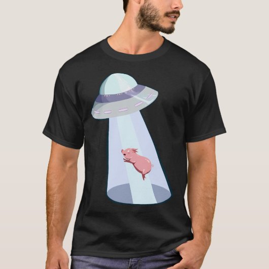 Biggetje In De Ruimte T-shirt (Voorkant)