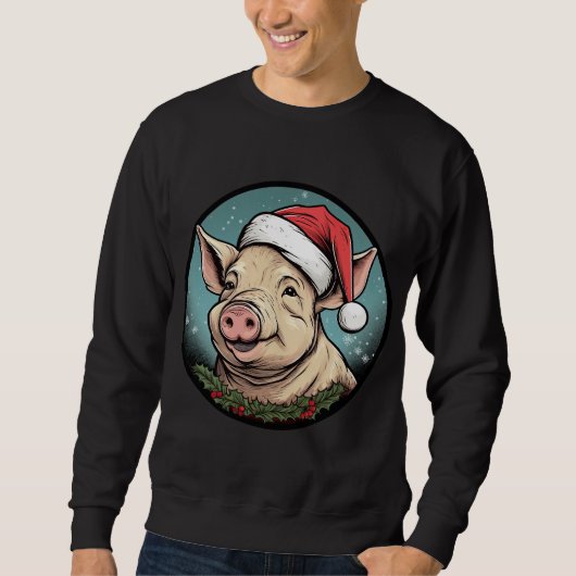 Biggetje Kerstmis Trui (Voorkant)