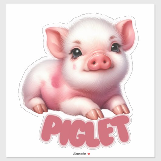 BIGGETJE - KWEKERIJ STICKER (Vel)
