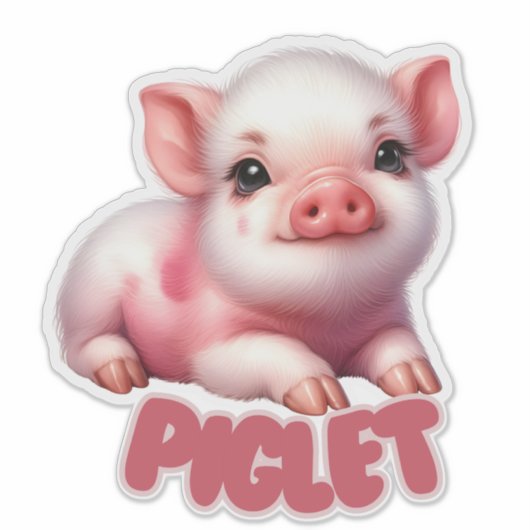 BIGGETJE - KWEKERIJ STICKER (Voorkant)