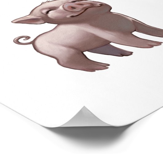 biggetje poster (Hoek)